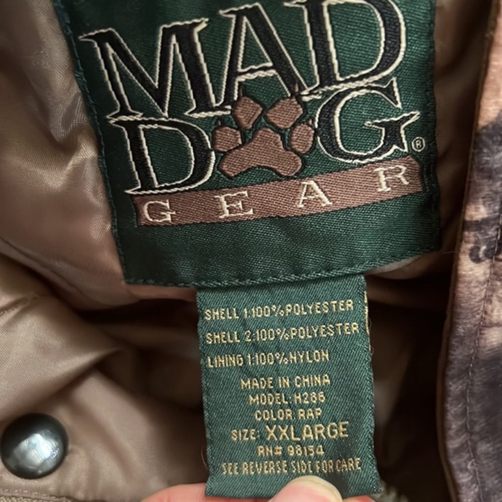 Mad Dog Gear Mens camouflage hunting jacket NWT size XXL - Picture 4 of 17